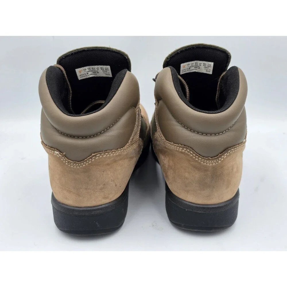 Timberland Boots Euro Hiker Nubuck Leather Hiking Shoes Boys Size 5 Tan 15945